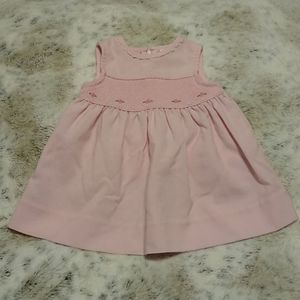 NWOT B.T. Kids Pink Smocked Dress: 6-9 Months